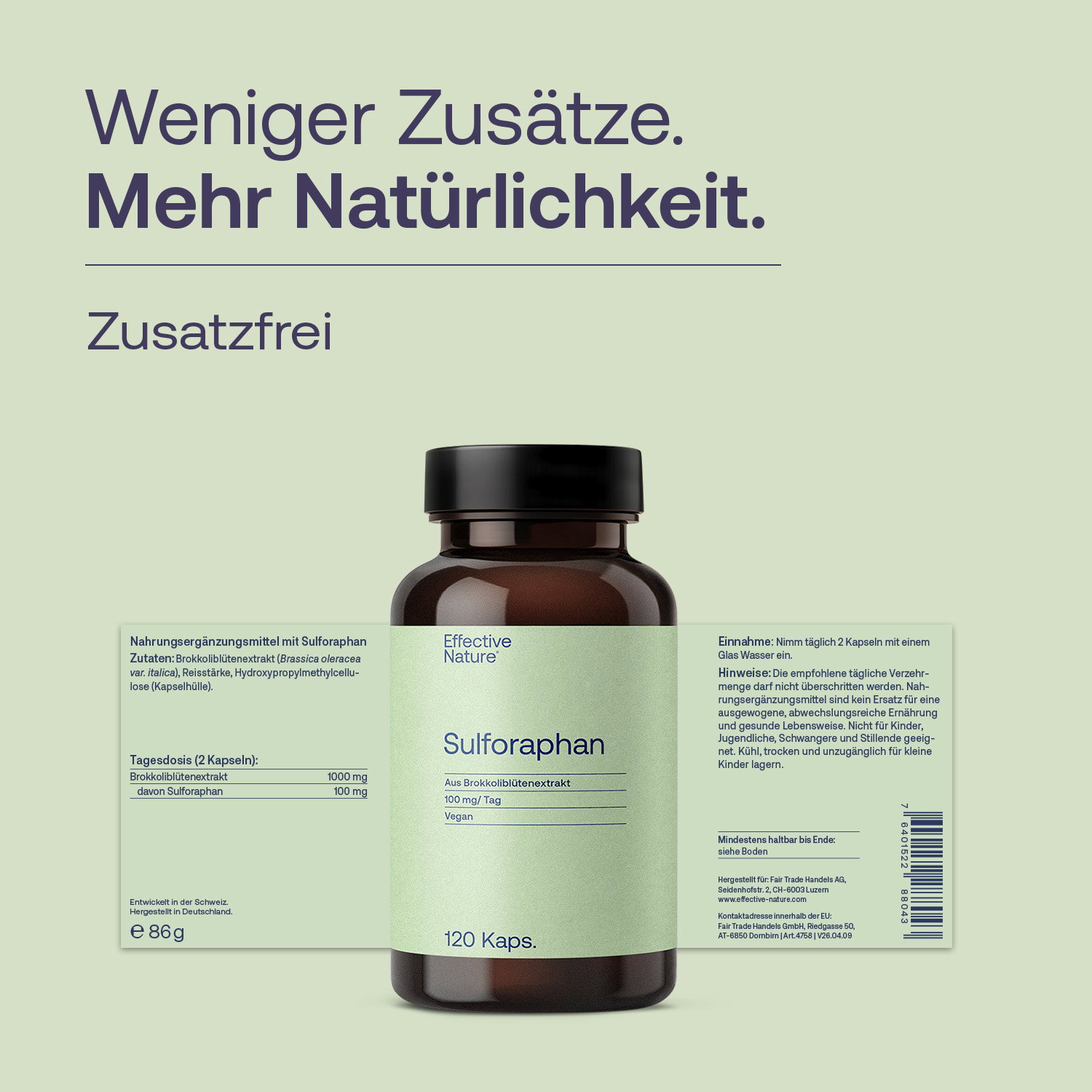 Sulforaphan Kapseln - 120 Stk. - 86g