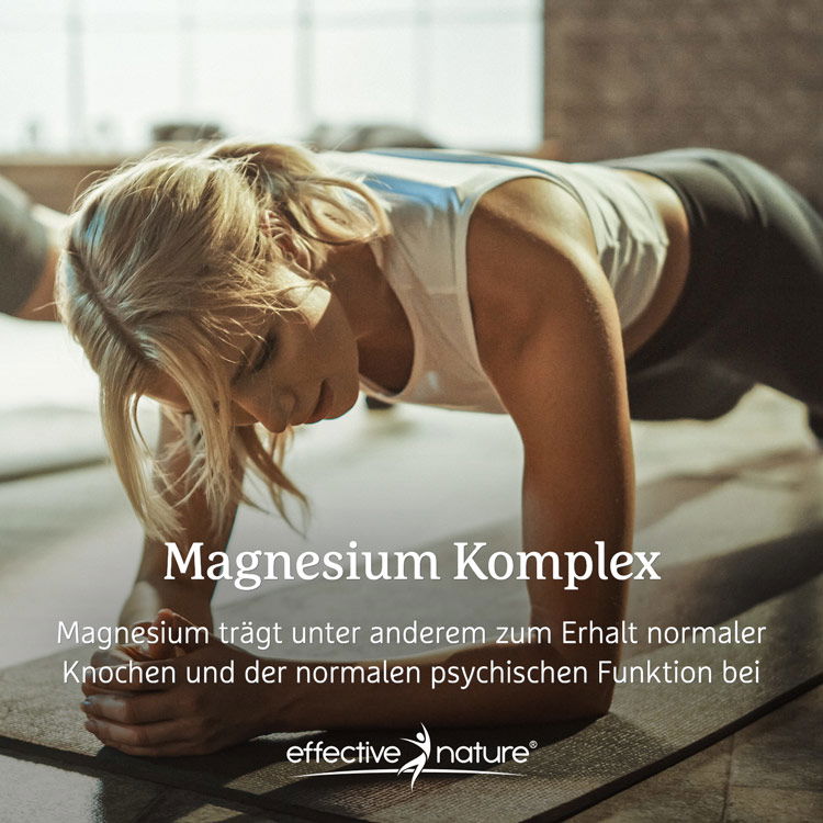Magnesium trägt unter anderem zum Erhalt normaler Knochen und der normalen psychischen Funktion bei