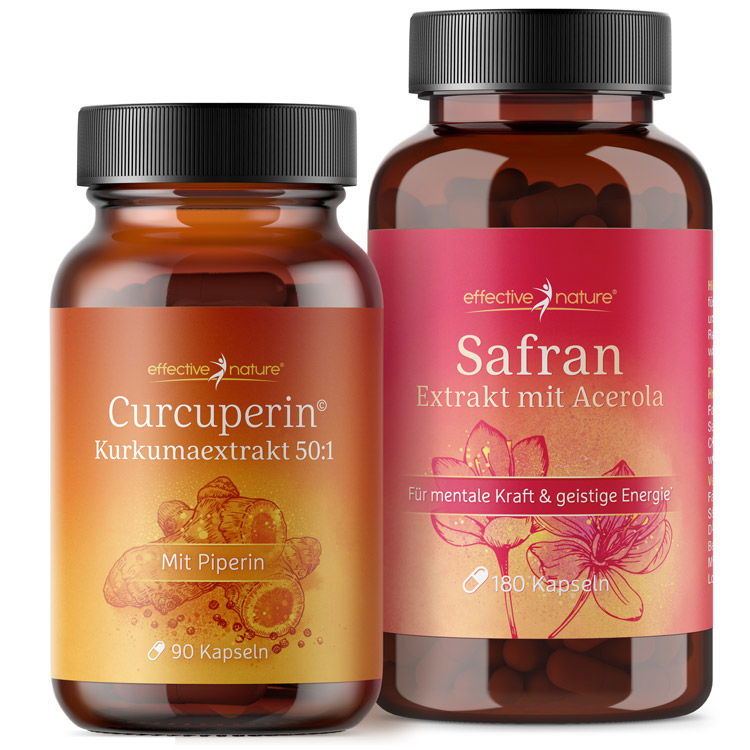 Safran Extrakt und Curcuperin