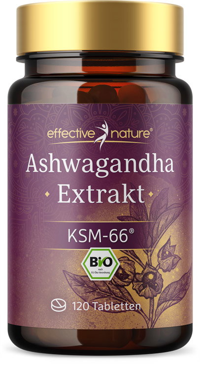 Ashwagandha-Extrakt Tabletten - Bio  - 120 Stk. - 36g