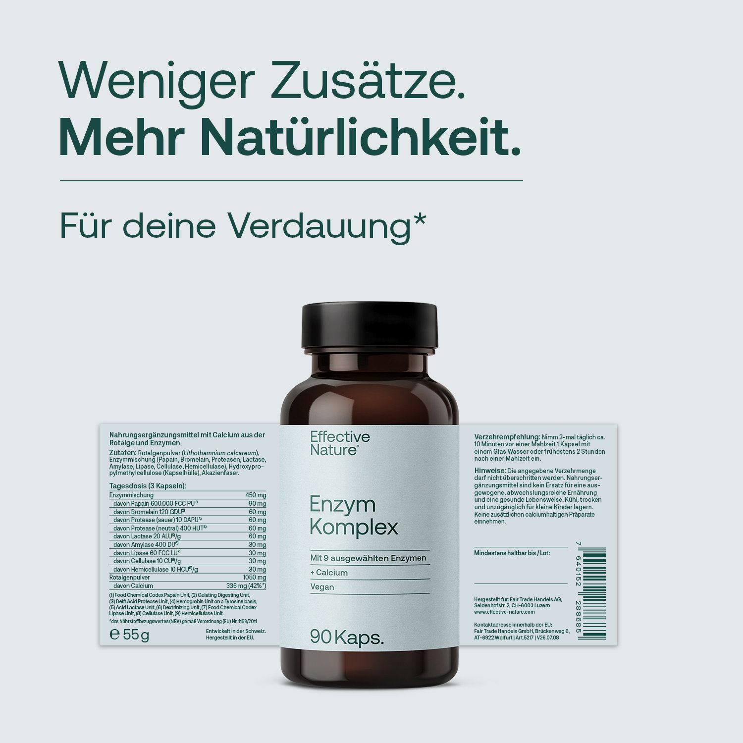 Enzymkomplex Kapseln - 90 Stk. - 55g