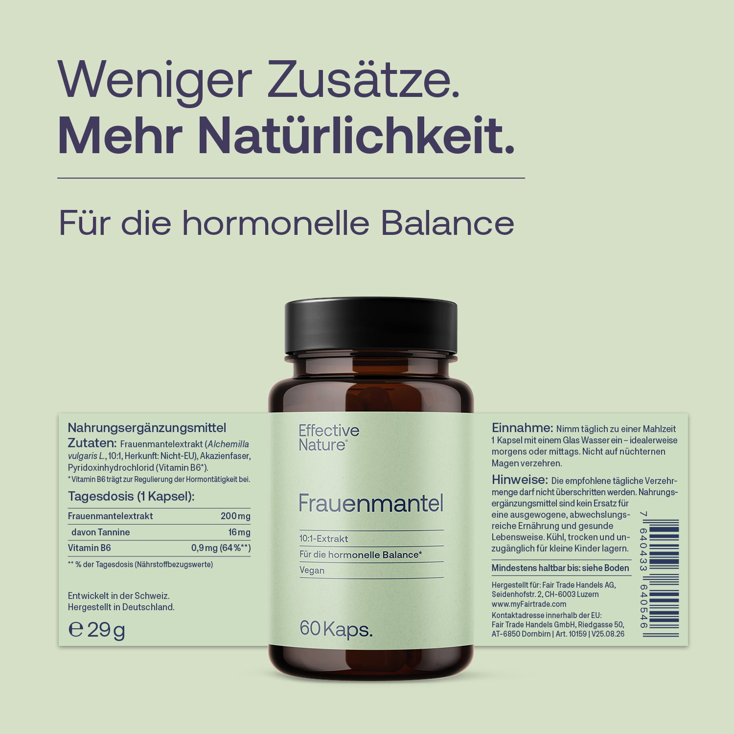 Frauenmantel Kapseln - 60 Stk. - 29g