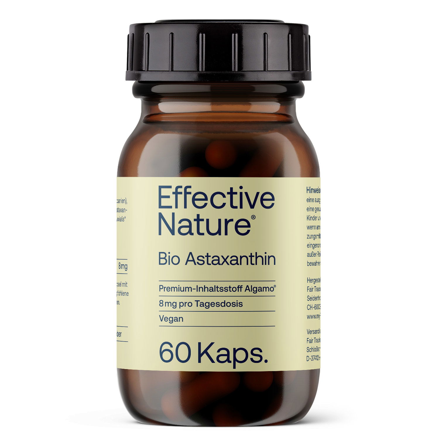 Astaxanthin 8 mg - Bio - Kapseln - 60 Stk.