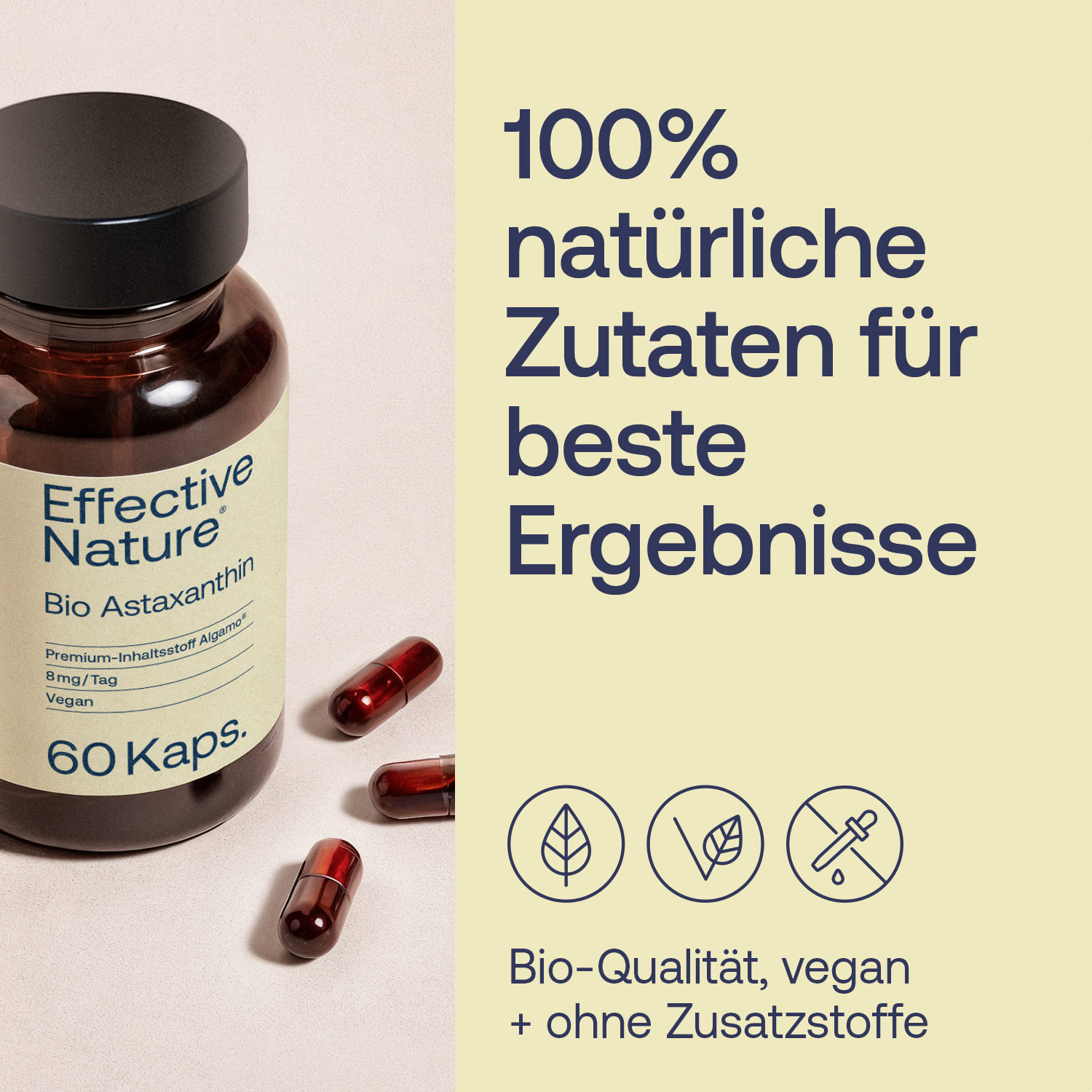 Astaxanthin Bio - Kapseln - 60 Stk. - 36g