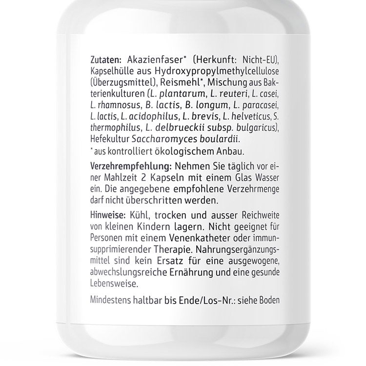 Rückseite Etikett Combi Flora SymBIO