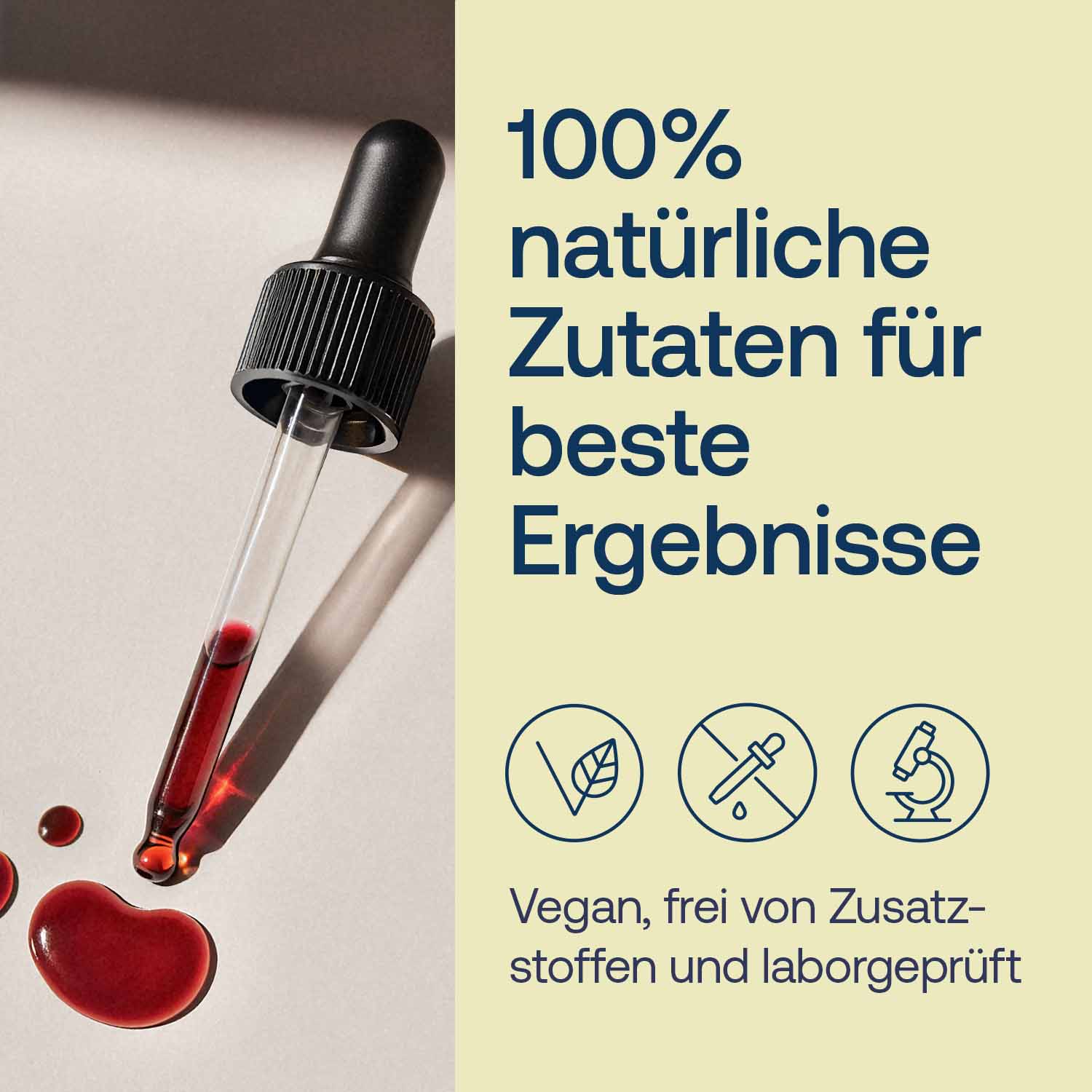 Produkteigenschaften der Tropfen
