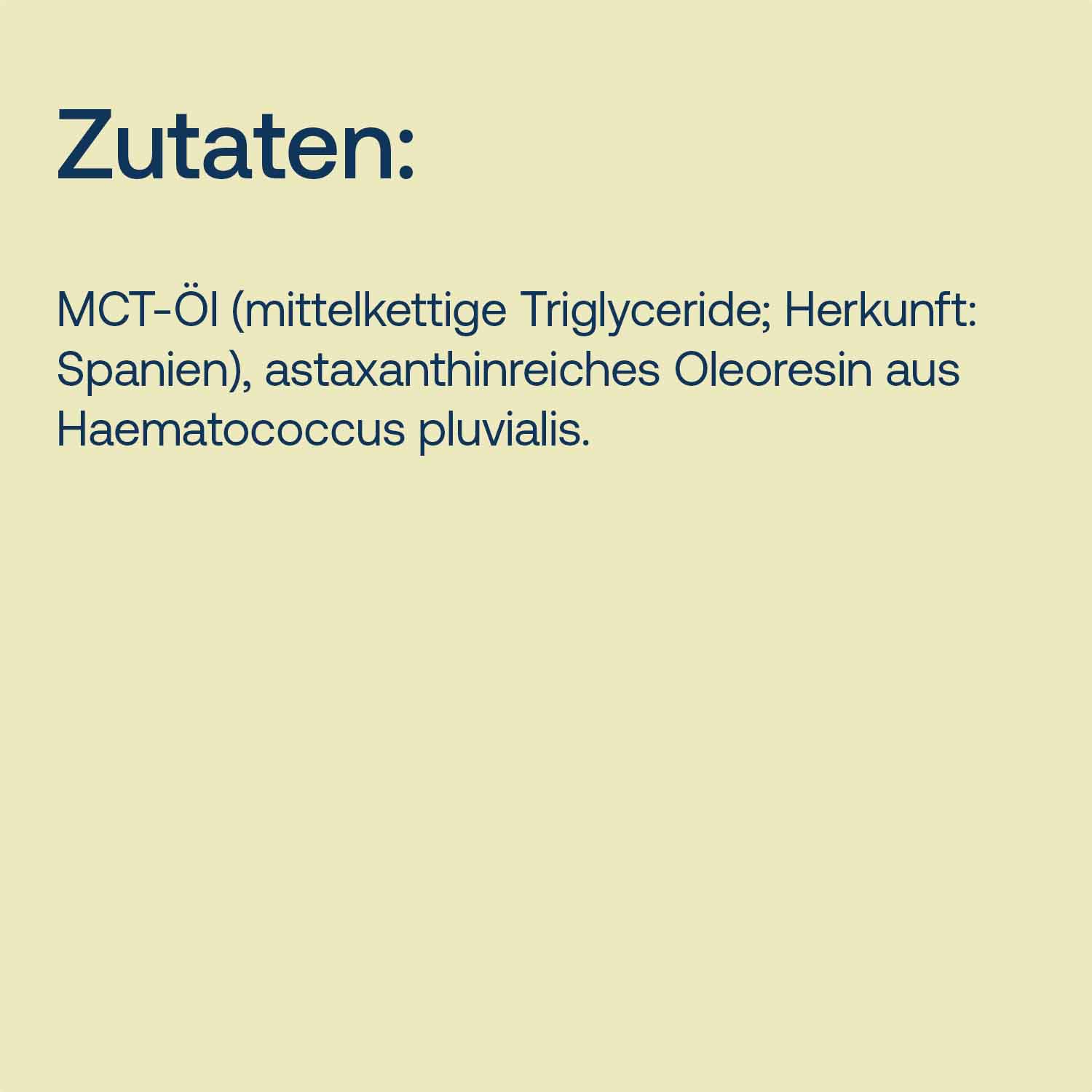 Zutatenliste 