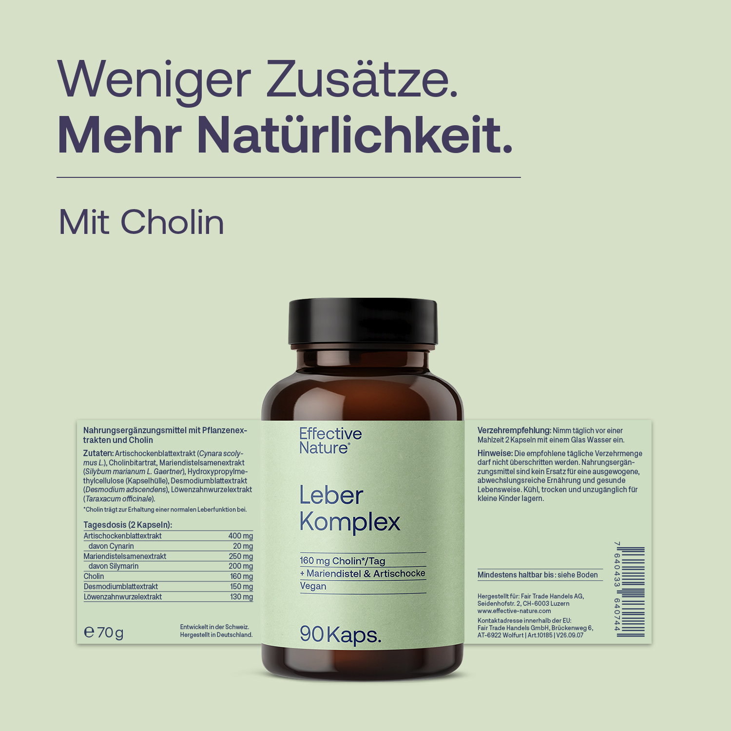 Leber Komplex Kapseln - 90 Stk. - 70g