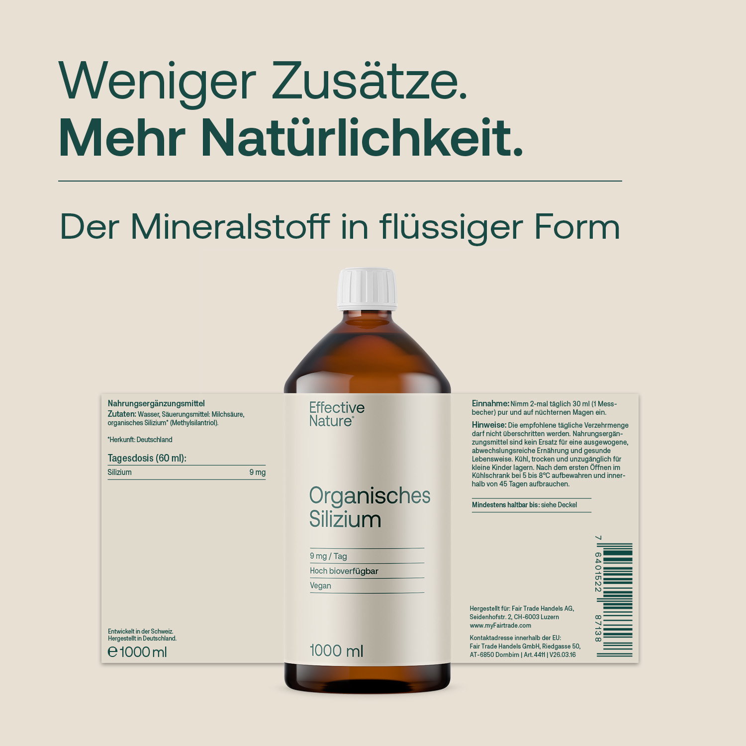 Organisches Silizium - 1000 ml