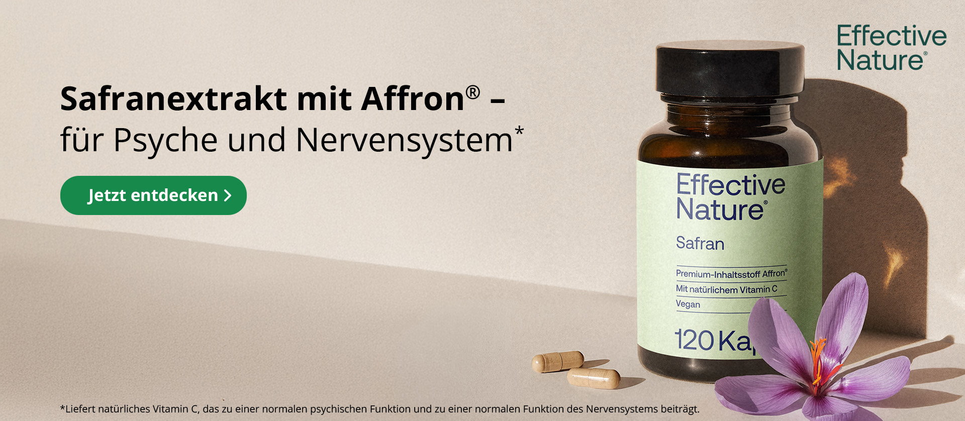 Safranextrakt mit Affron - für Psyche und Nervensystem - jetzt entdecken