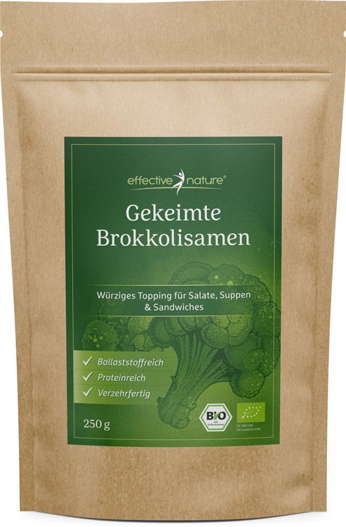 Gekeimte Brokkolisamen