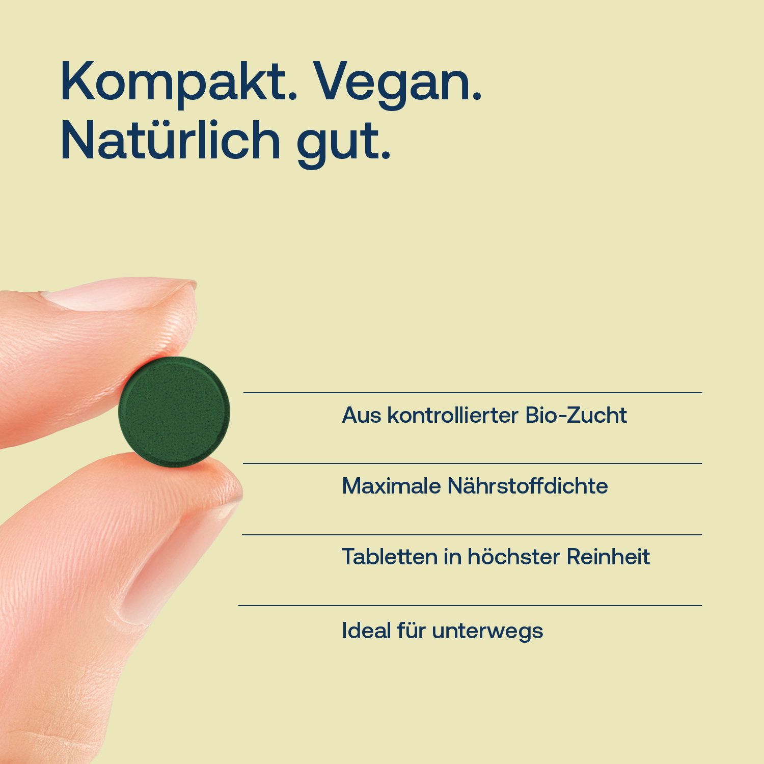 Chlorella-Tabletten