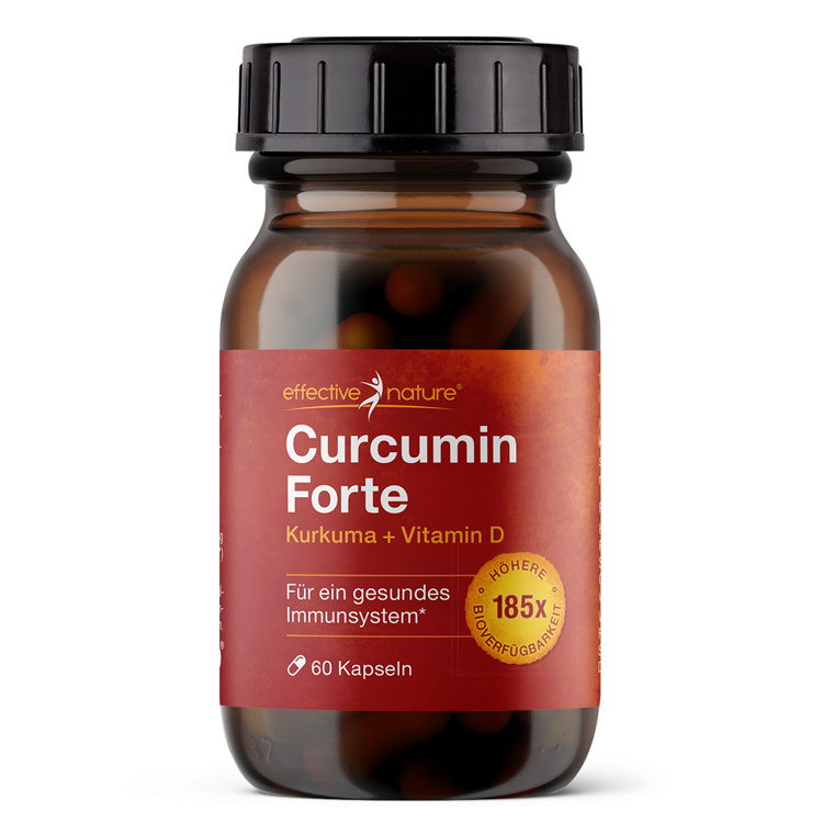 Curcumin Forte - mit 185-mal besserer Bioverfügbarkeit