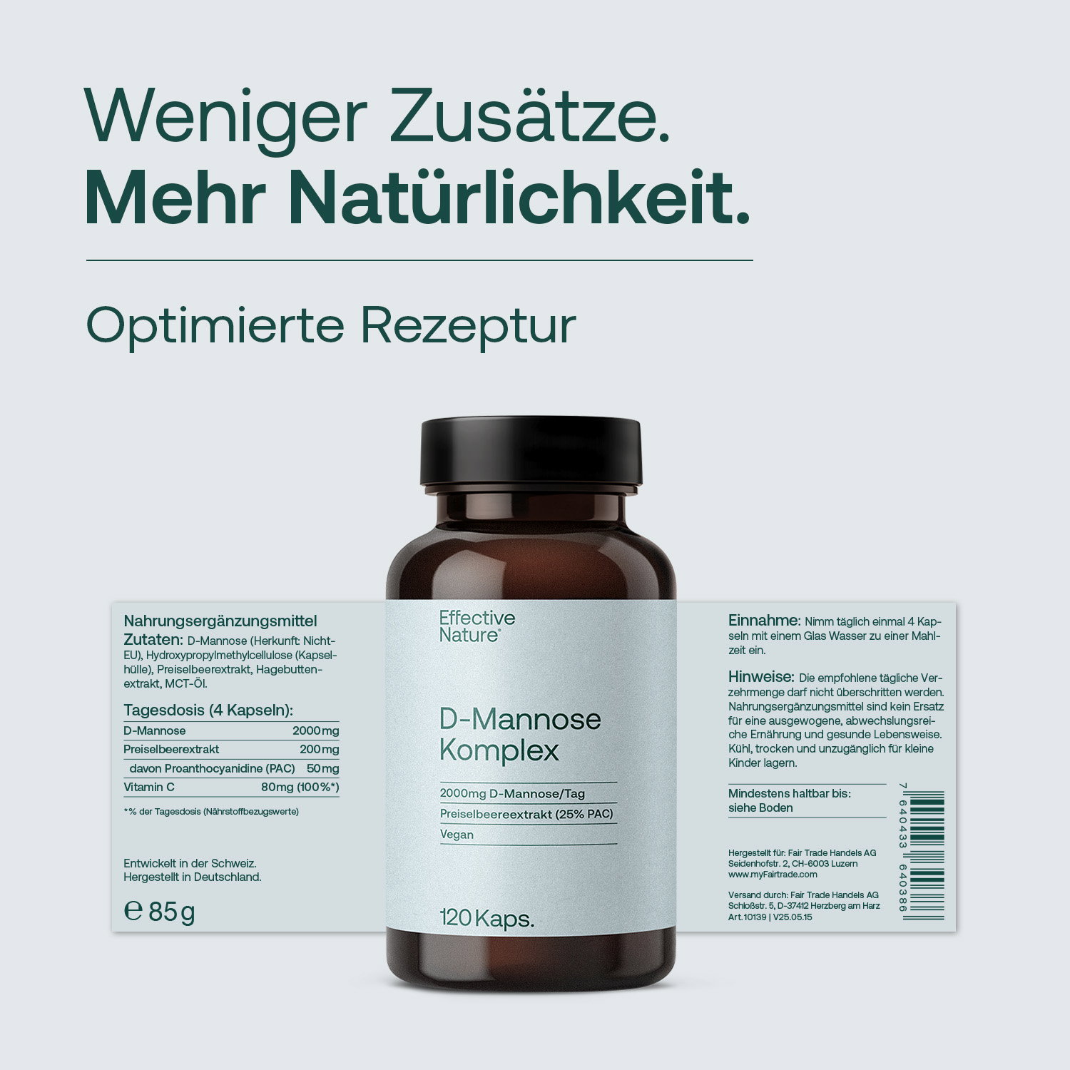 D-Mannosekomplex Kapseln - 120 Stk. - 85g