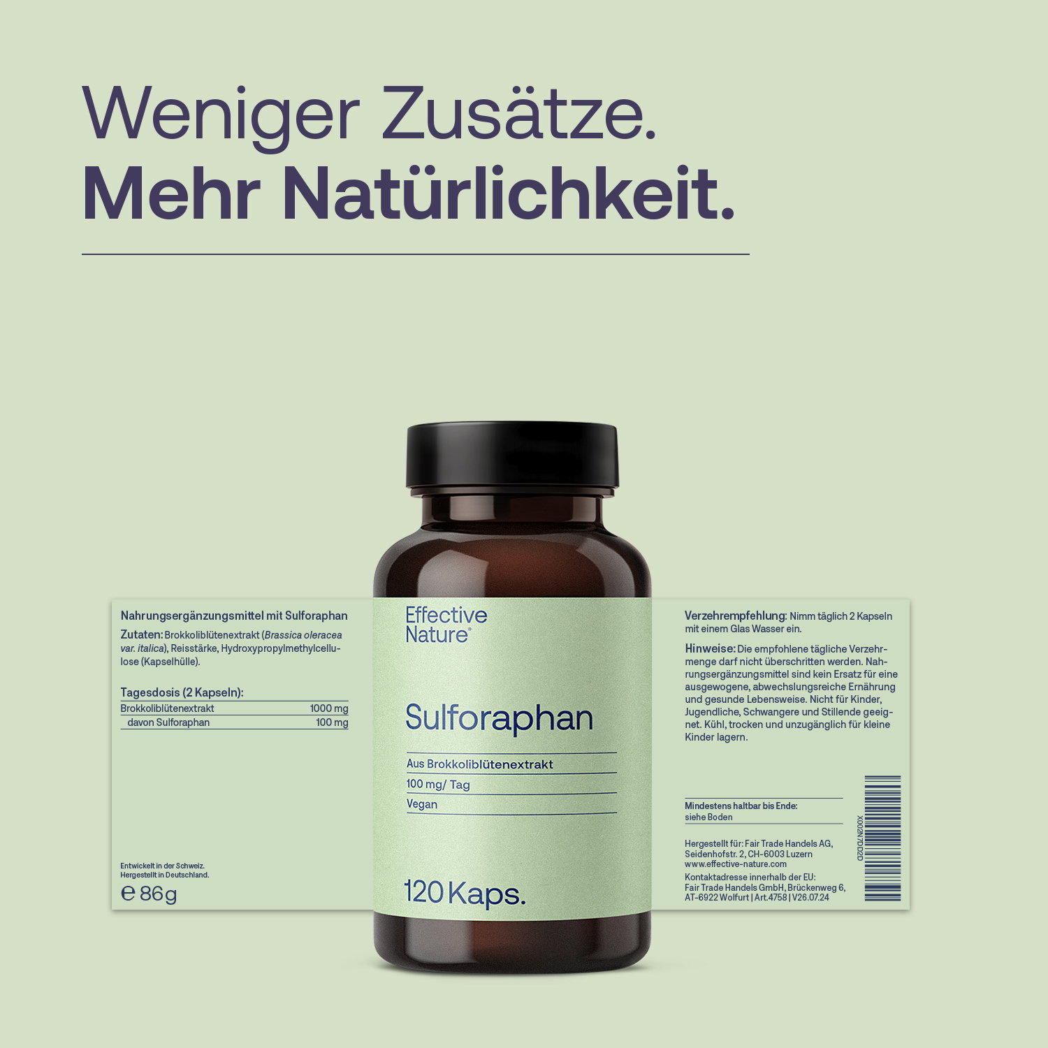 Sulforaphan Kapseln - 120 Stk. - 86g