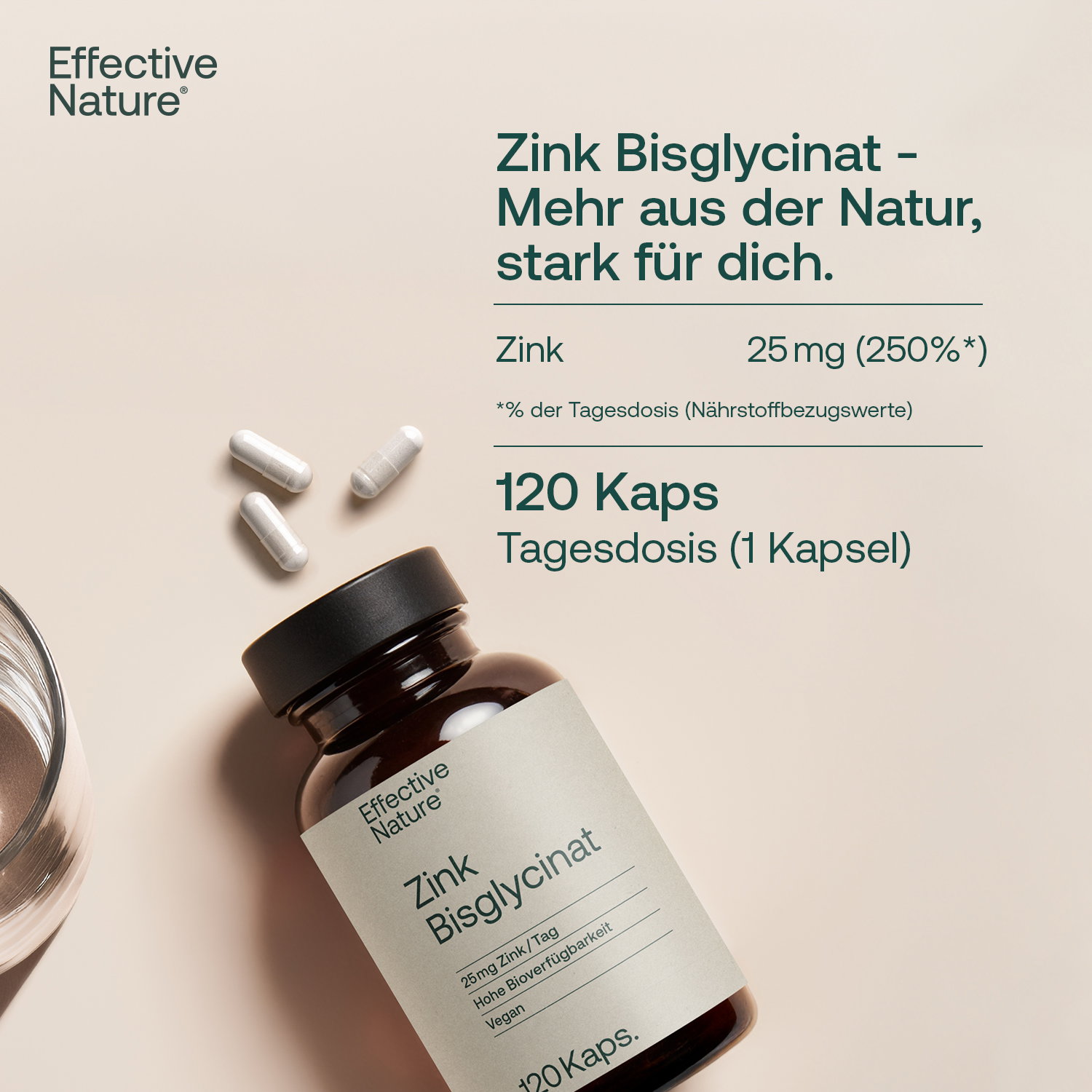 Zink chelatiert Kapseln - 120 Stk. - 66g