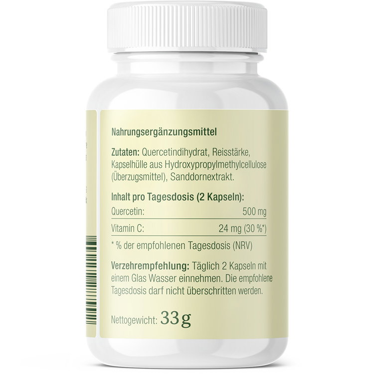 Quercetin-Kapseln - 60 Stk. - 33g