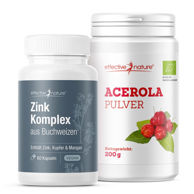 Zink + Acerola Pulver