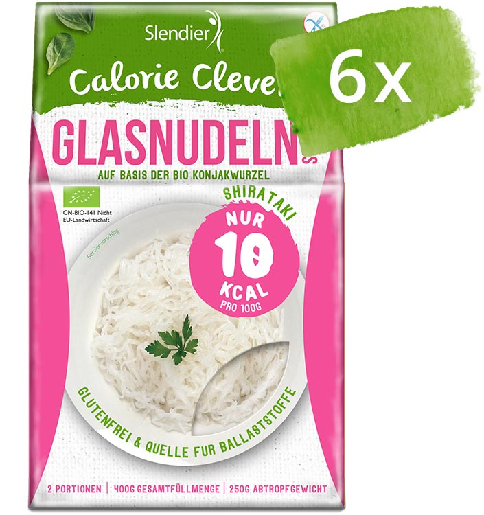 34090GKgqhLMqJsLR Kalorienarme Konjak-Glasnudeln "Angel Hair" - 6er-Pack