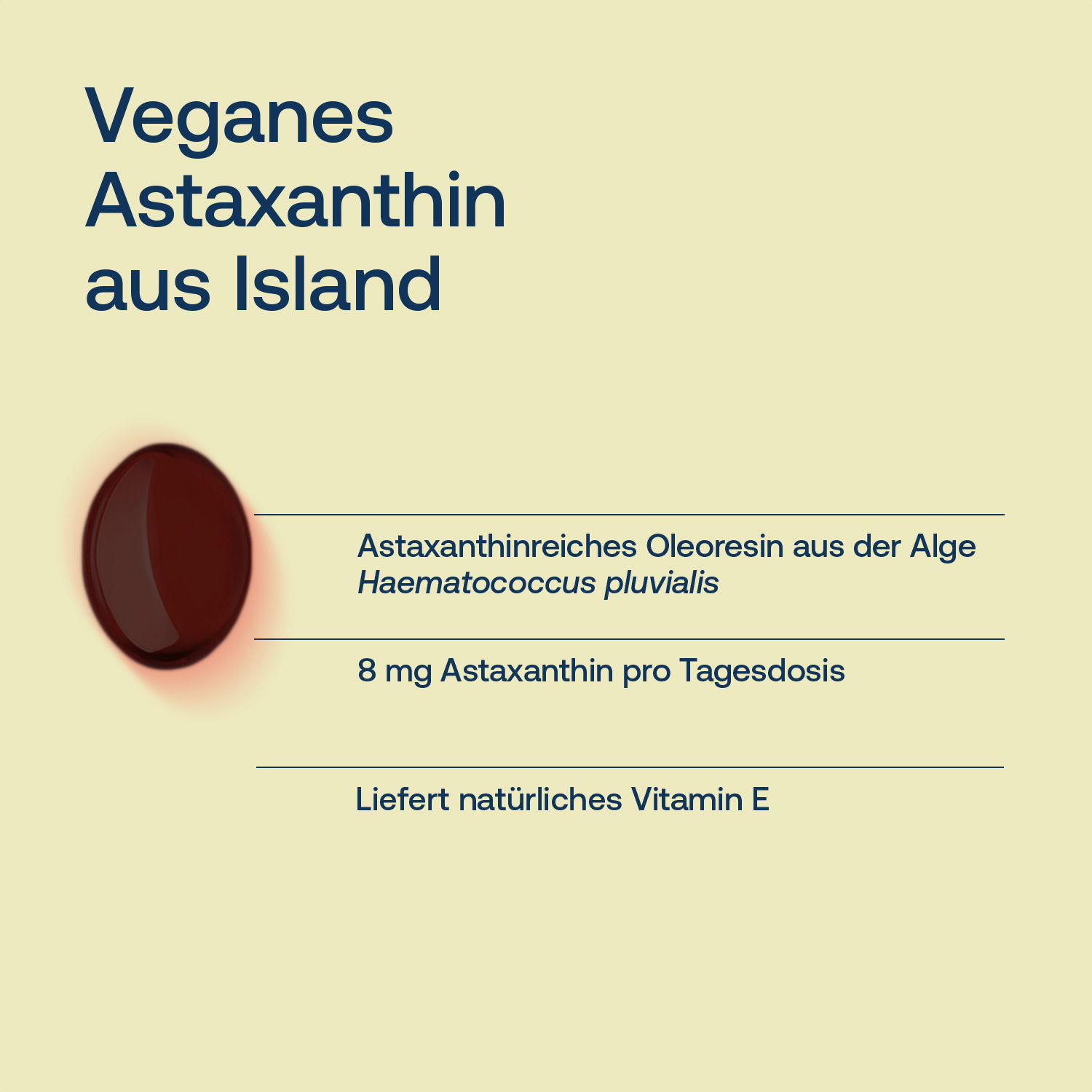 Astaxanthin vegan Kapseln - 60 Stk. - 21g