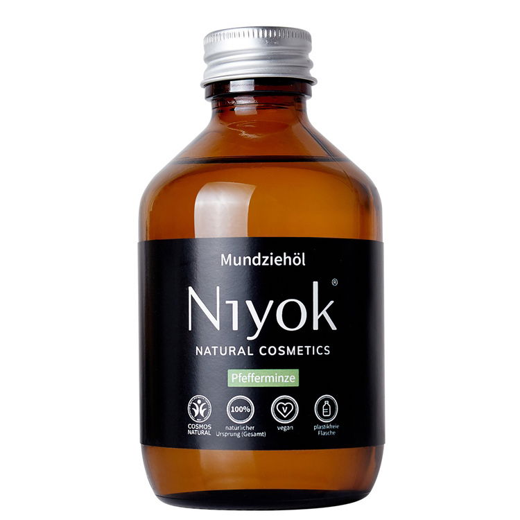 6291_Produktbild Mundziehöl Pfefferminze - Niyok - 200ml
