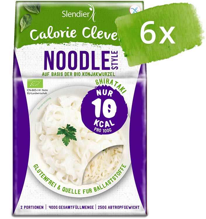 3412ejHdgXXMC4J55 Kalorienarme Konjak-Noodles - 6er-Pack