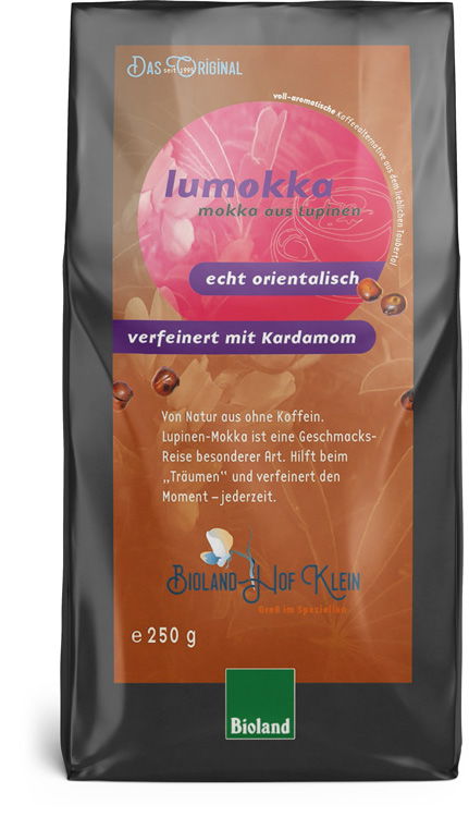 Mokka -  Bio-Lupinenkaffee verfeinert mit Kardamom