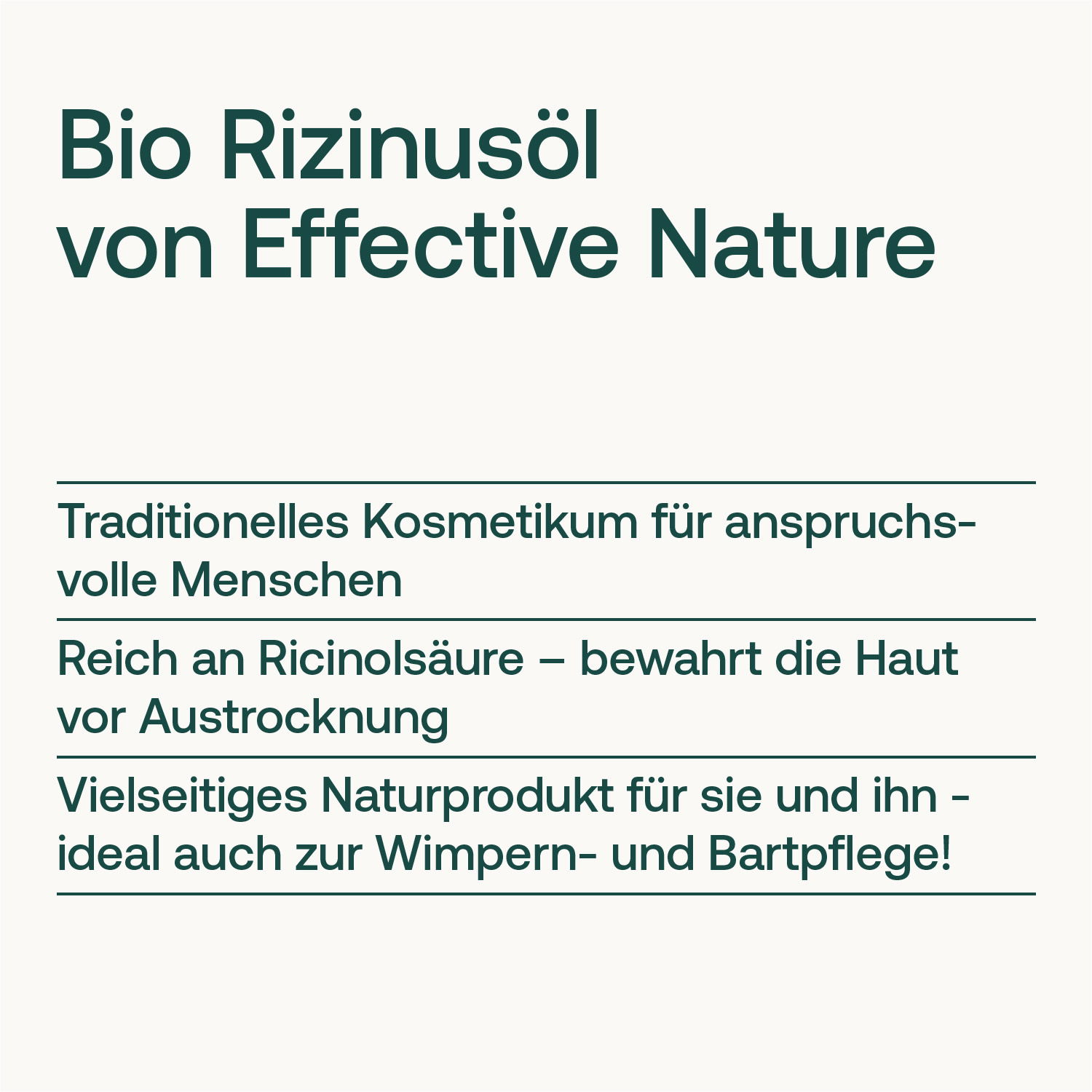 USPs Rizinusöl von Effective Nature