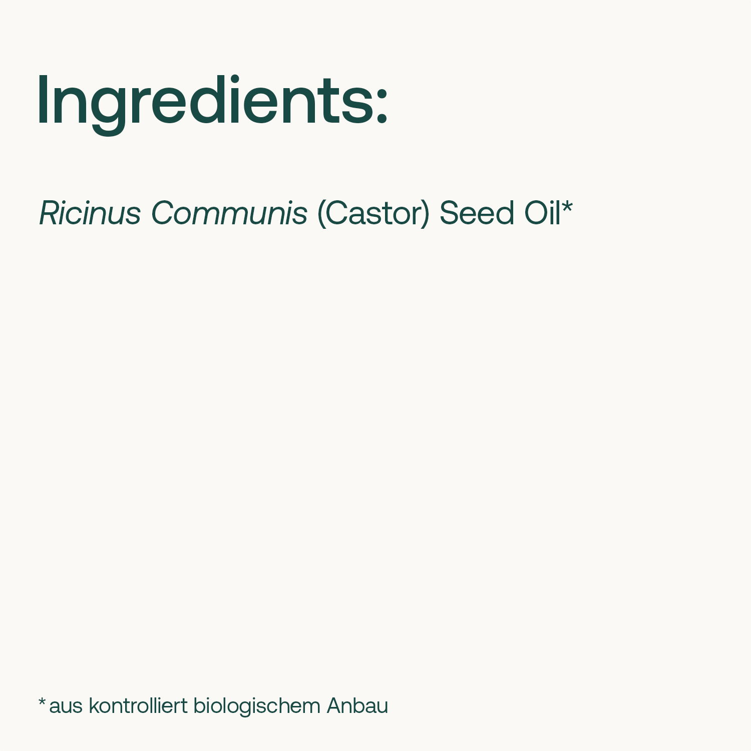 Ingredients Rizinusöl von Effective Nature