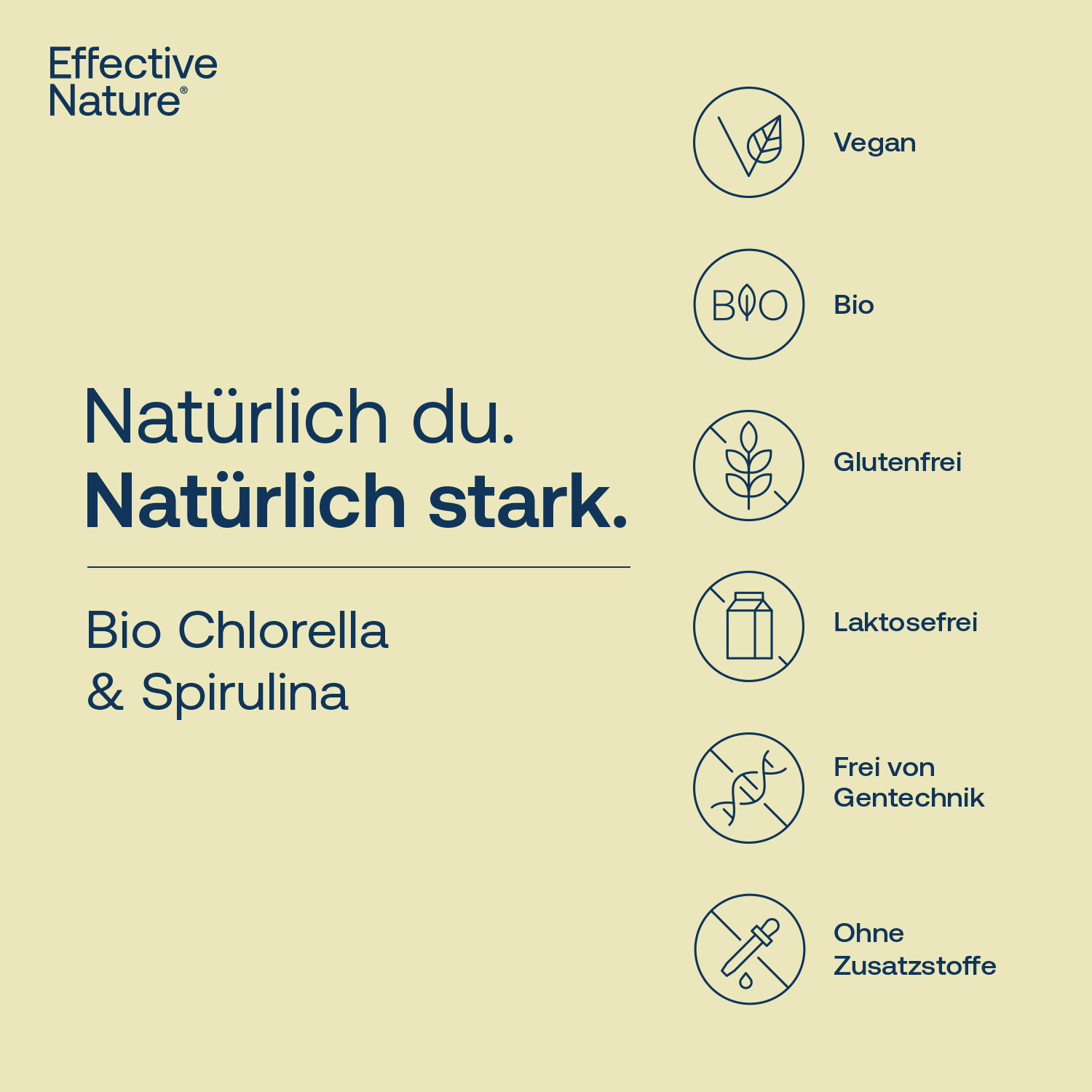 Chlorella & Spirulina Tabletten - Bio - 480 Stk. - 240g