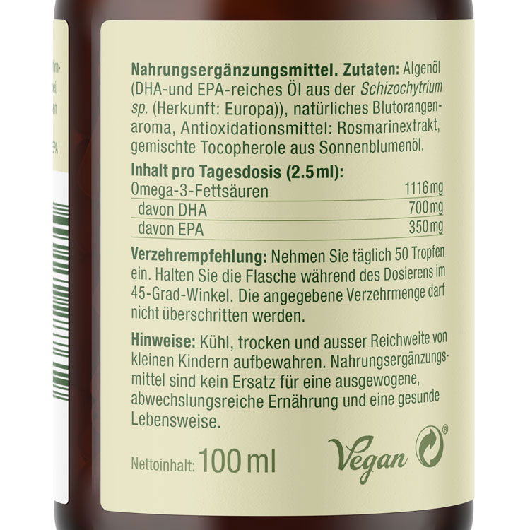 Bild von zwei Verpackungen mit buntem, verzerrtem Text auf den Etiketten