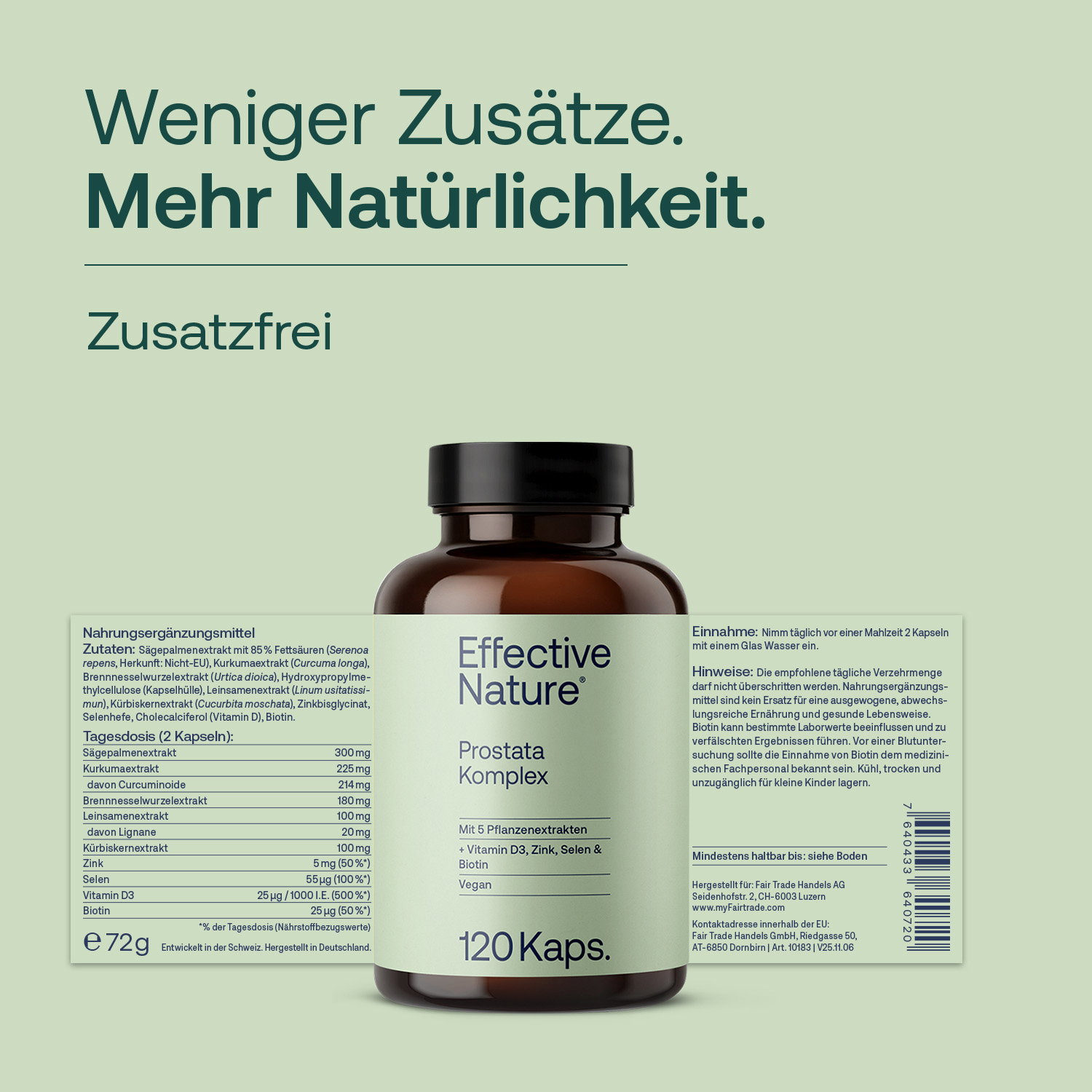 Prostata Komplex Kapseln - 120 Stk. - 72g