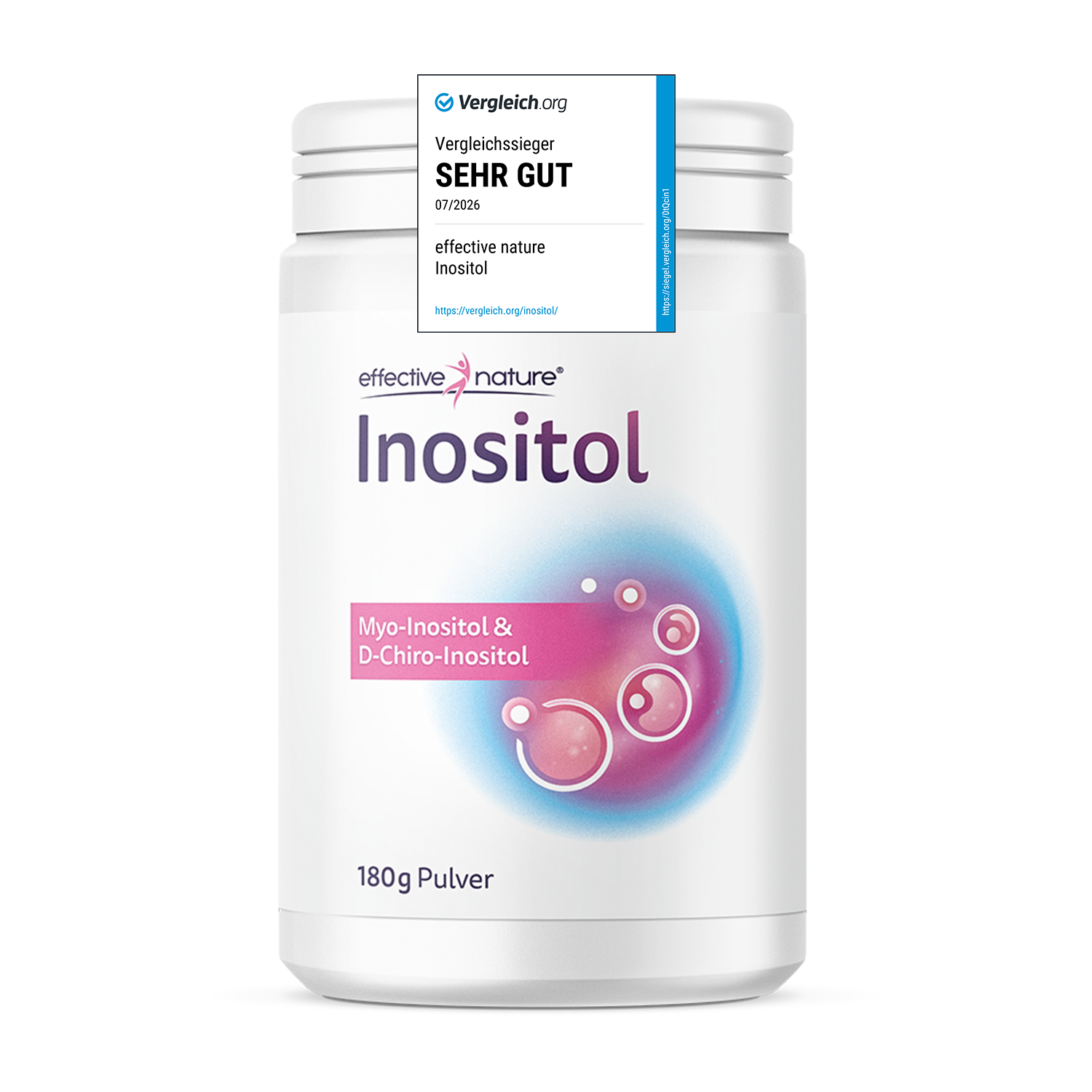 Inositol Pulver - mit Myo-Inositol und D-Chiro-Inositol