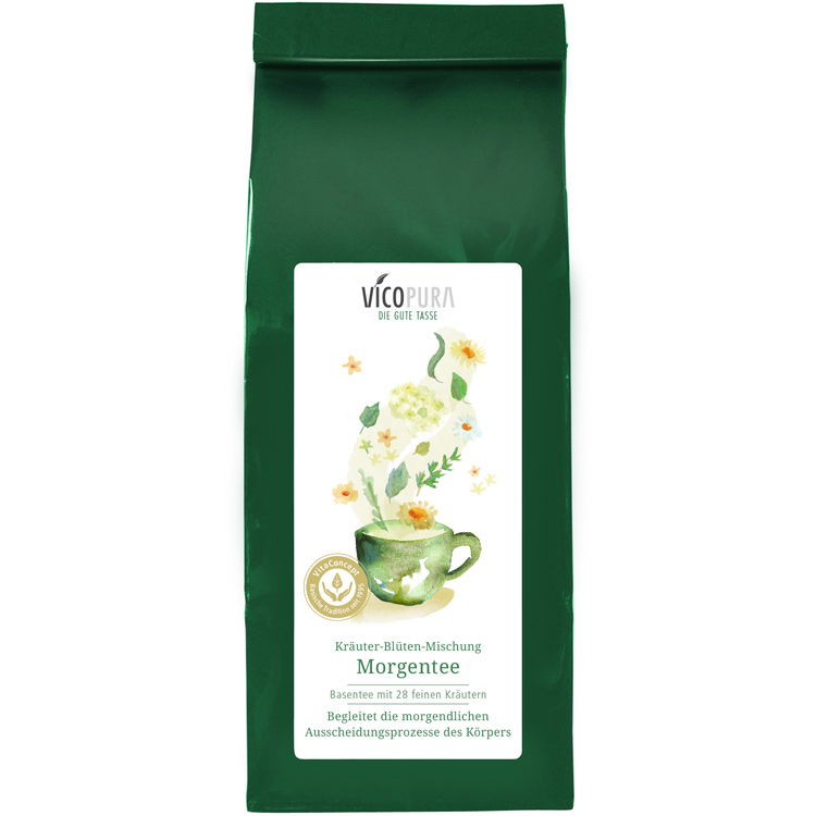 Zwei Kaffeepackungen mit türkisgrünem und rotem Verschluss nebeneinander