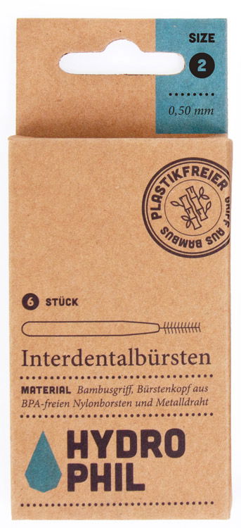 Interdental-Bürsten - mit hochwertigem Bambusgriff