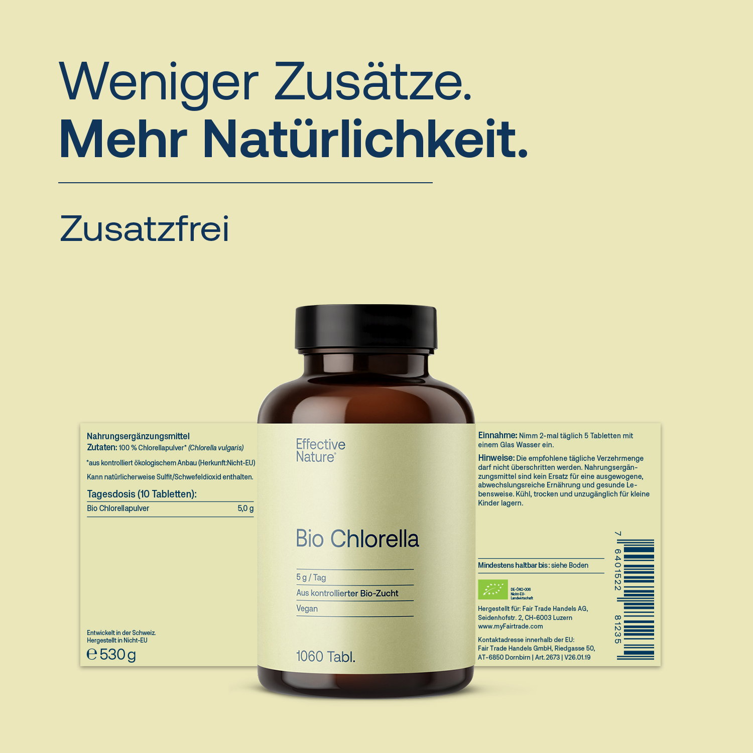 Chlorella-Tabletten
