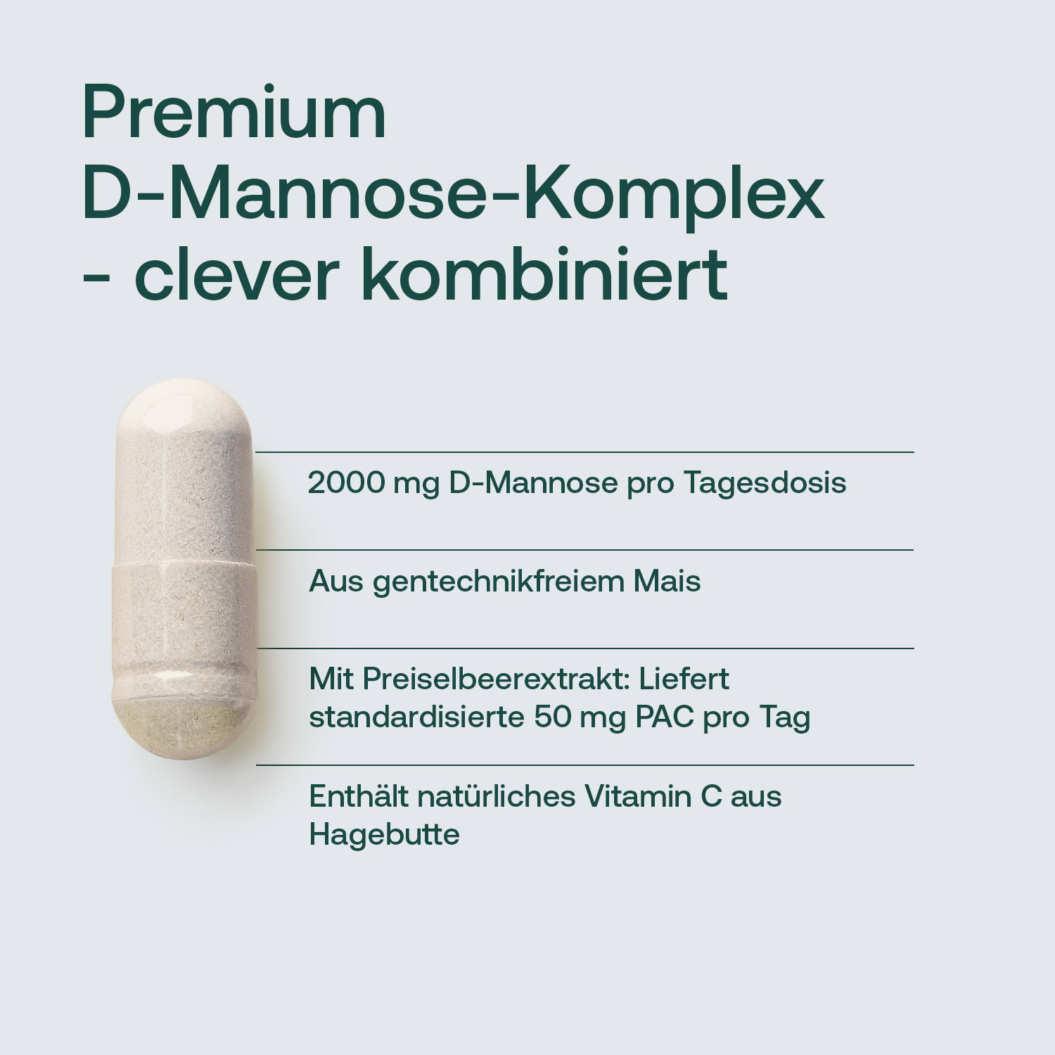 D-Mannosekomplex Kapseln - 120 Stk. - 85g