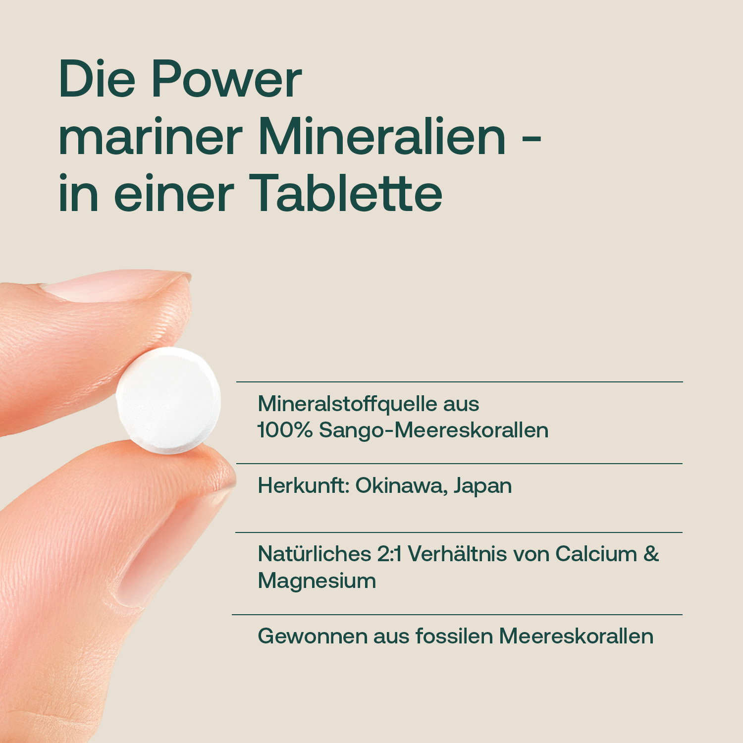 Sango Korallen Tabletten - 100 Stk. - 100g