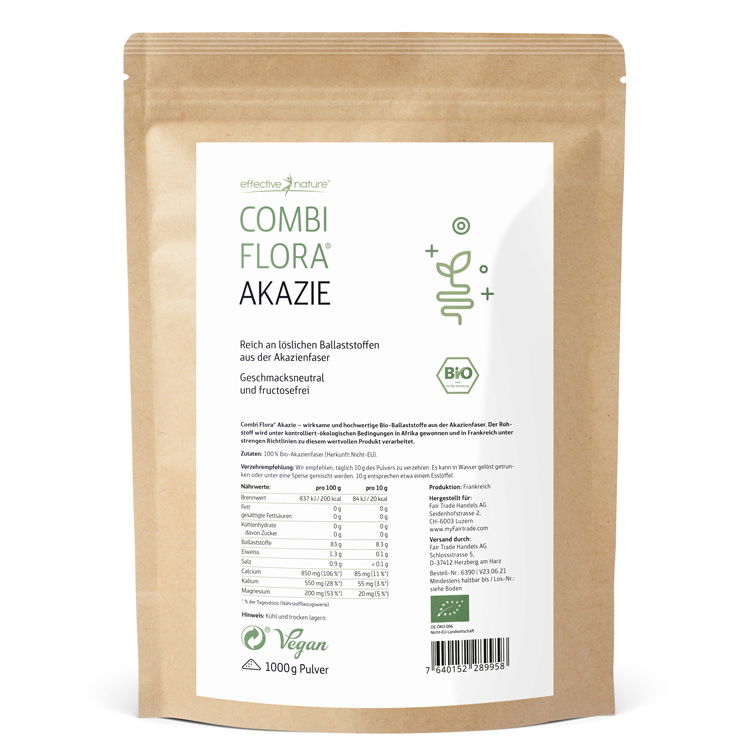 Akazienfaser Pulver - Bio - 200g