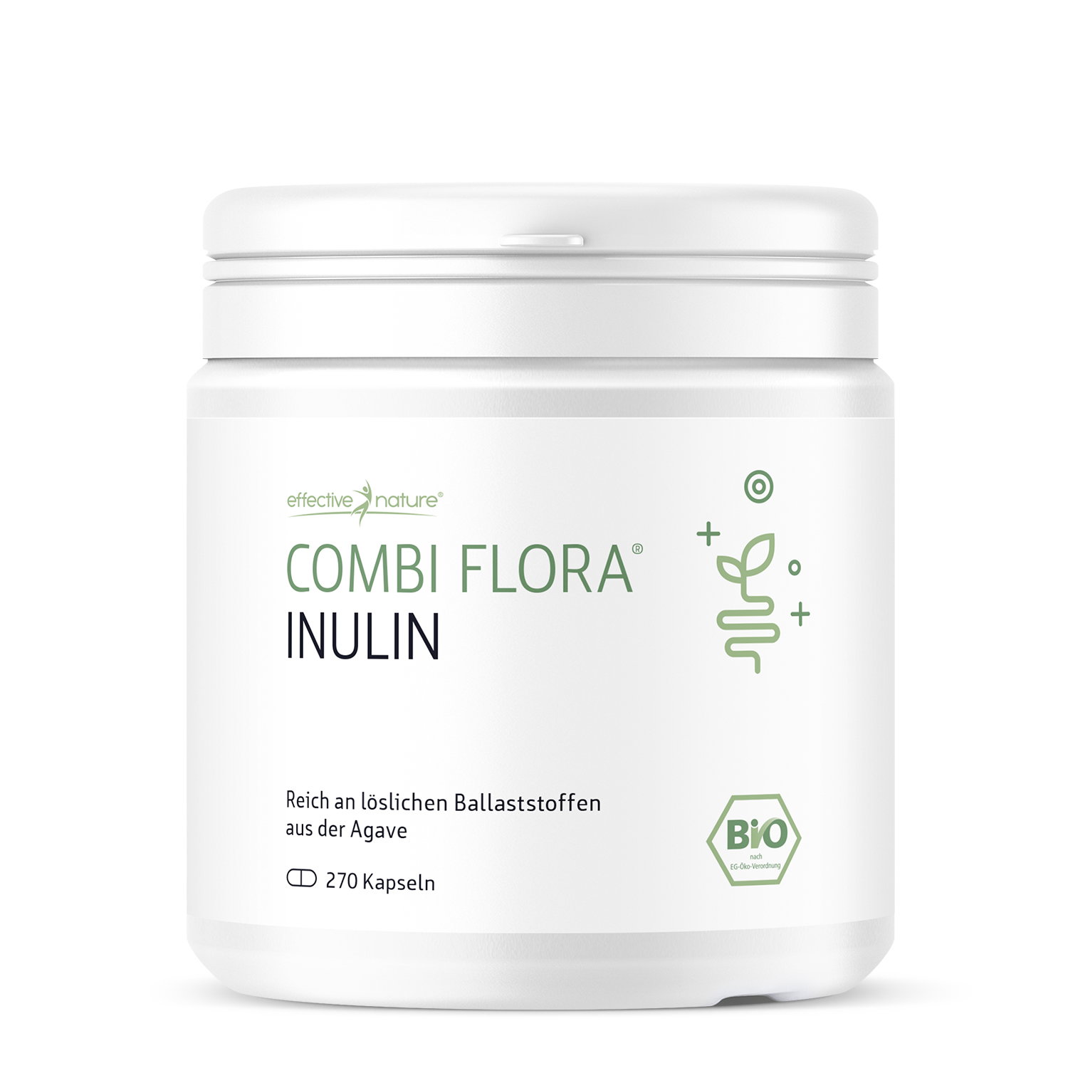 Inulin Kapseln - Combi Flora - Bio - 270 Stk. - 180g