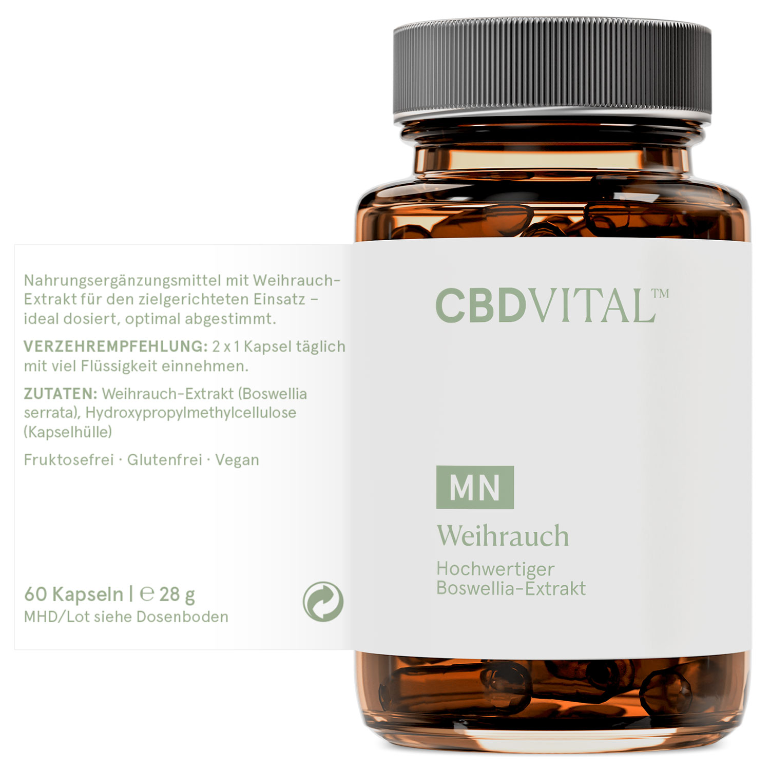 Etikettenfoto von Weihrauch von CBD Vital