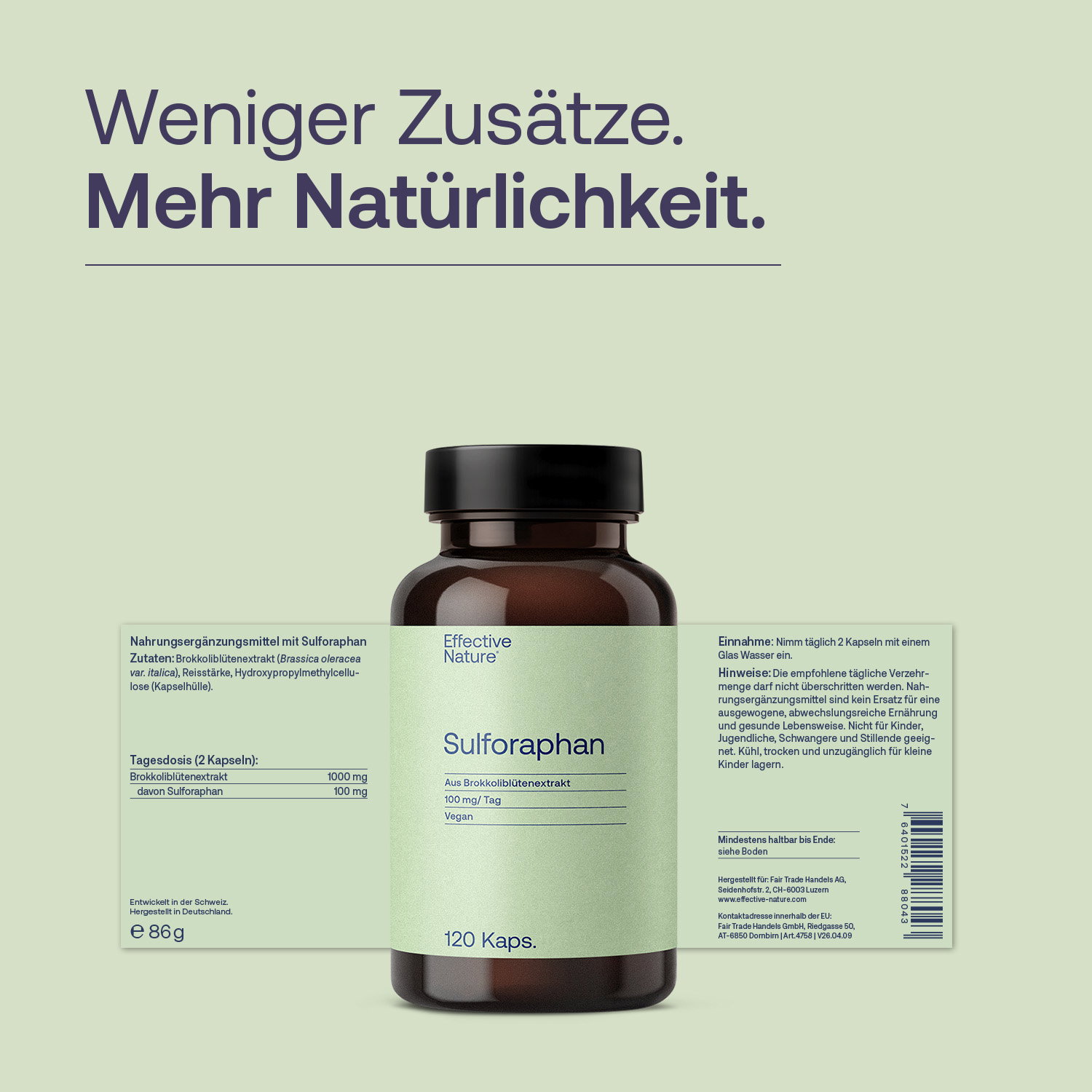 Sulforaphan Kapseln - 120 Stk. - 86g