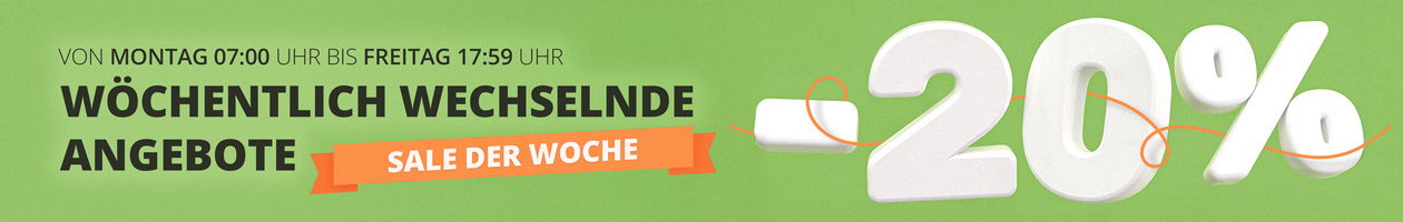 Unsere Angebote Unsere Angebote der Woche - 20%