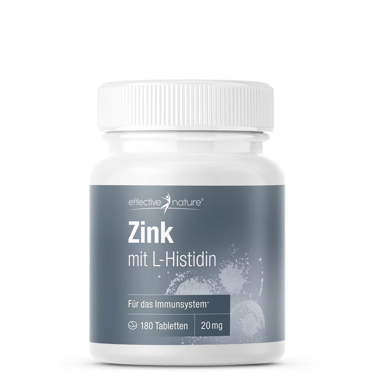 Zinkbisglycinat mit L-Histidin Tabletten - 180 Stk. - 45g