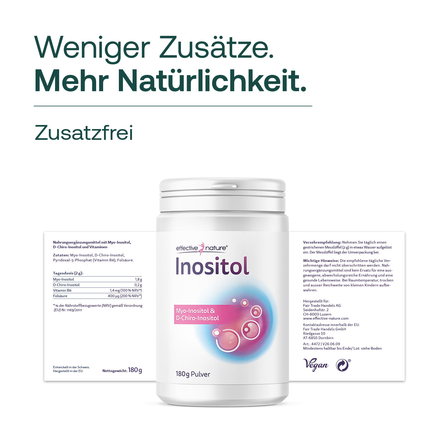 Inositol Pulver Mix - 180g