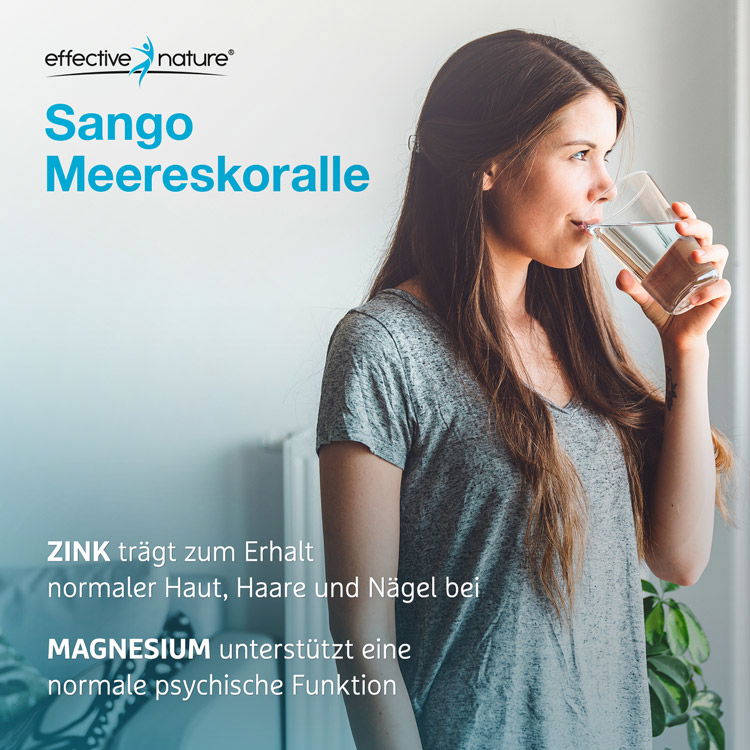 Zink trägt zum Erhalt normaler Haut, Haare und Nägel bei. Magnesium unterstützt eine normale psychische Funktion