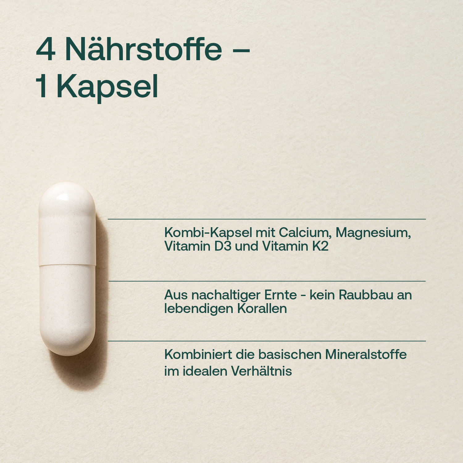 Sango-Koralle mit Vitamin D3 und K2
