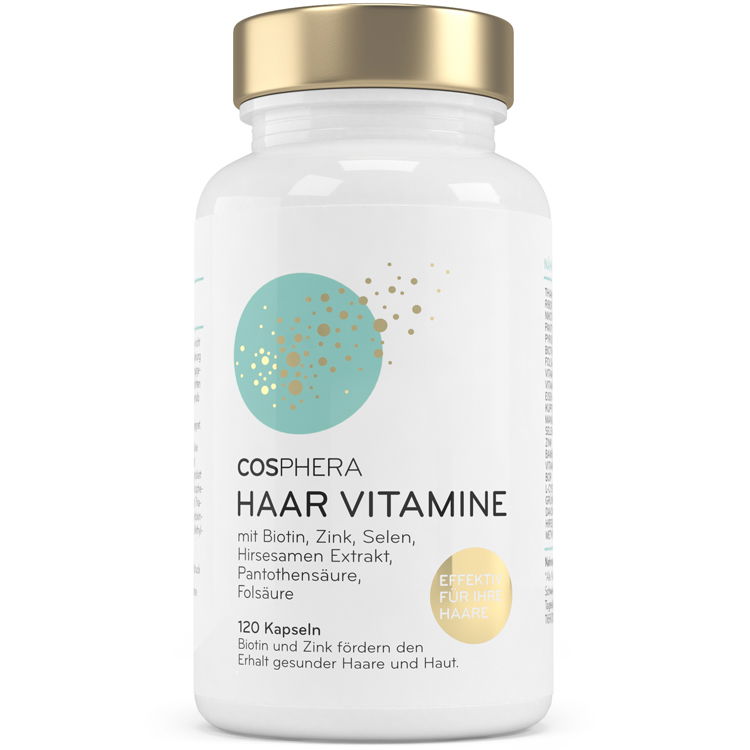 4597_a Hochdosierter Haar Vitamin Komplex mit Biotin, Zink und Selen