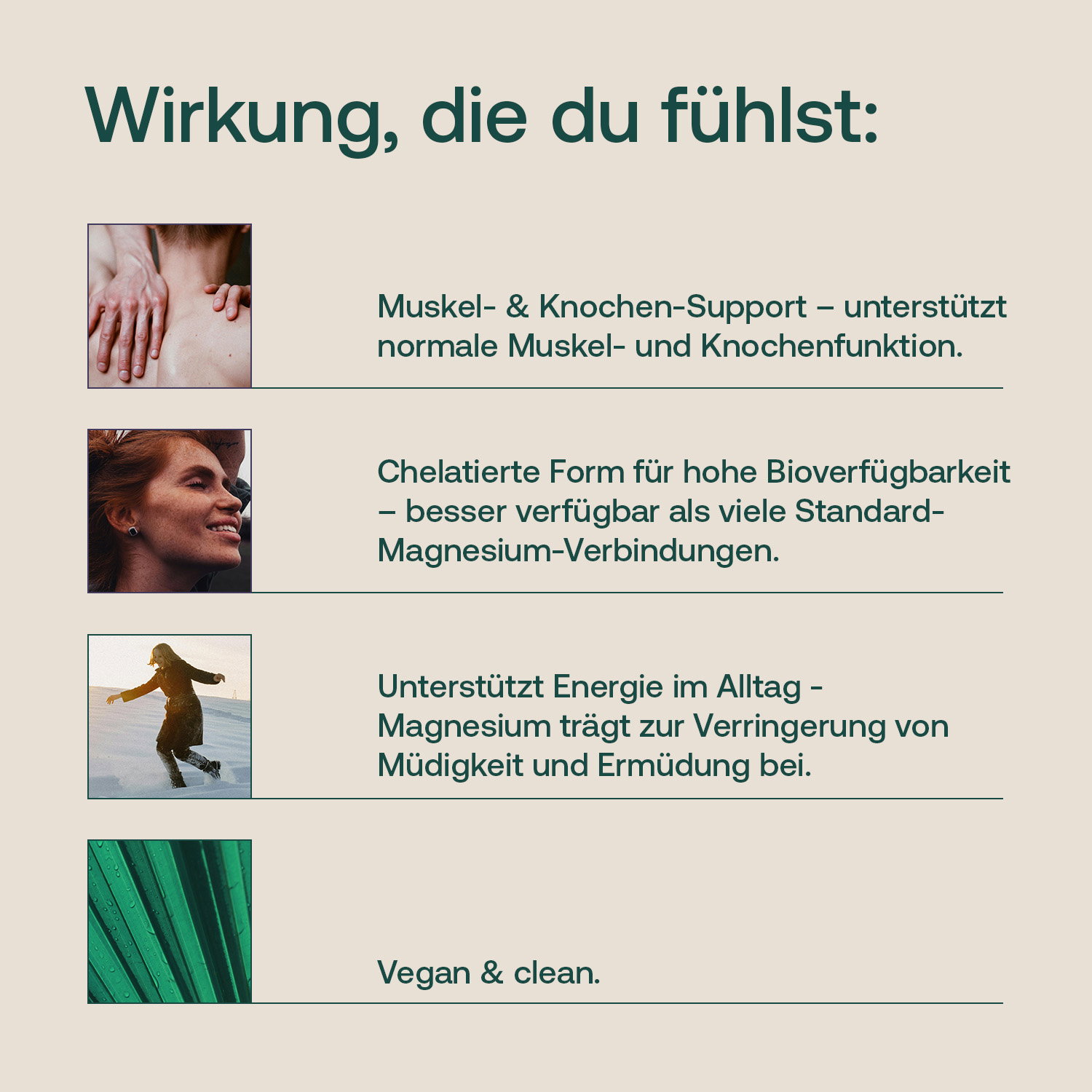 Health Claims von Magnesium Bisglycinat