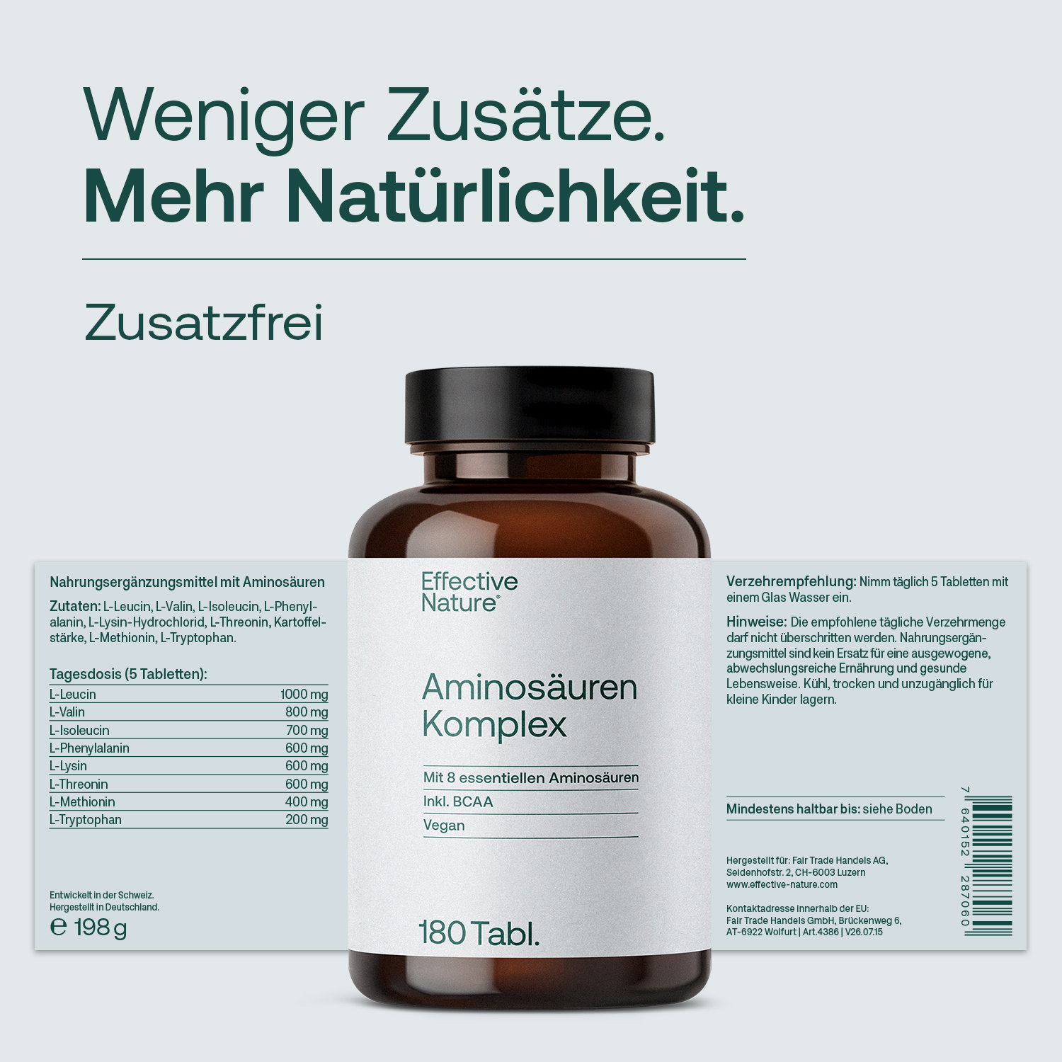 Aminosäure Tabletten Essential 8 - 180 Stk. - 198g